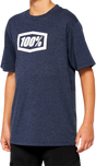 100% Youth Icon T-Shirt - Navy - Large 20001-00014 - Cycle City Outdoors