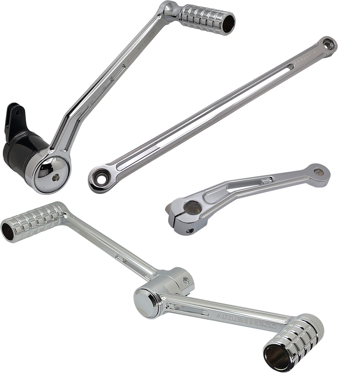 ARLEN NESS SpeedLiner Foot Control Kit w/ Heel/Toe Shifter - Chrome 420-102