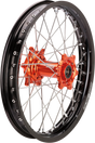 MOOSE RACING Wheel Assembly - SX-1 - Complete - Rear - Black Wheel/Orange Hub - 19x2.15 - KTM MR21519-BKOR - Cycle City Outdoors
