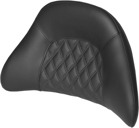 SADDLEMEN Tour-Pak? Backrest Pad - Lattice Stitched - Black 01-11884LS