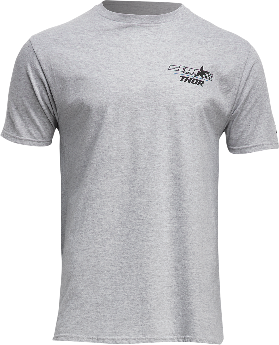 THOR Star Racing Champ T-Shirt - Heather Gray - XL 3070-1151