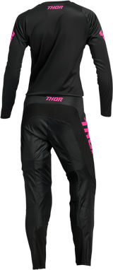 Thor Women's Sector Minimal Jersey - Black/Pink - XL 2911-0251 - Cycle City Outdoors