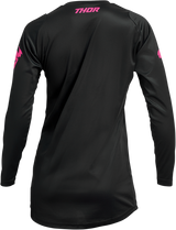 Thor Women's Sector Minimal Jersey - Black/Pink - Large 2911-0250 - Cycle City Outdoors