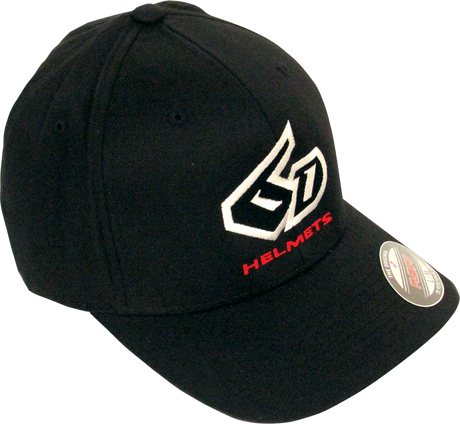 6D HELMETS 6D Helmets Logo Flexfit? Hat - Black - Large/XL 52-3008