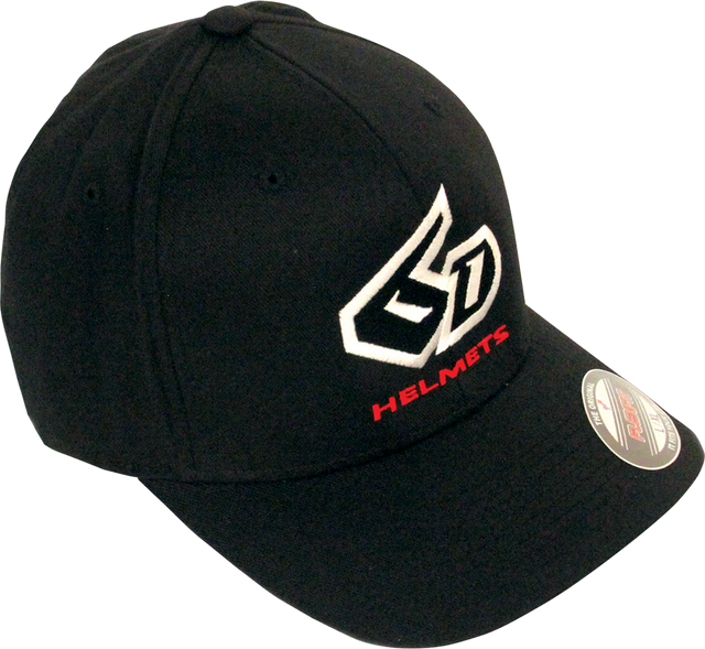 6D HELMETS 6D Helmets Logo Flexfit? Hat - Black - Large/XL 52-3008