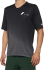 100% Celium Short-Sleeve Jersey - Black/Charcoal - Large 40011-00002