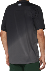 100% Celium Short-Sleeve Jersey - Black/Charcoal - Large 40011-00002