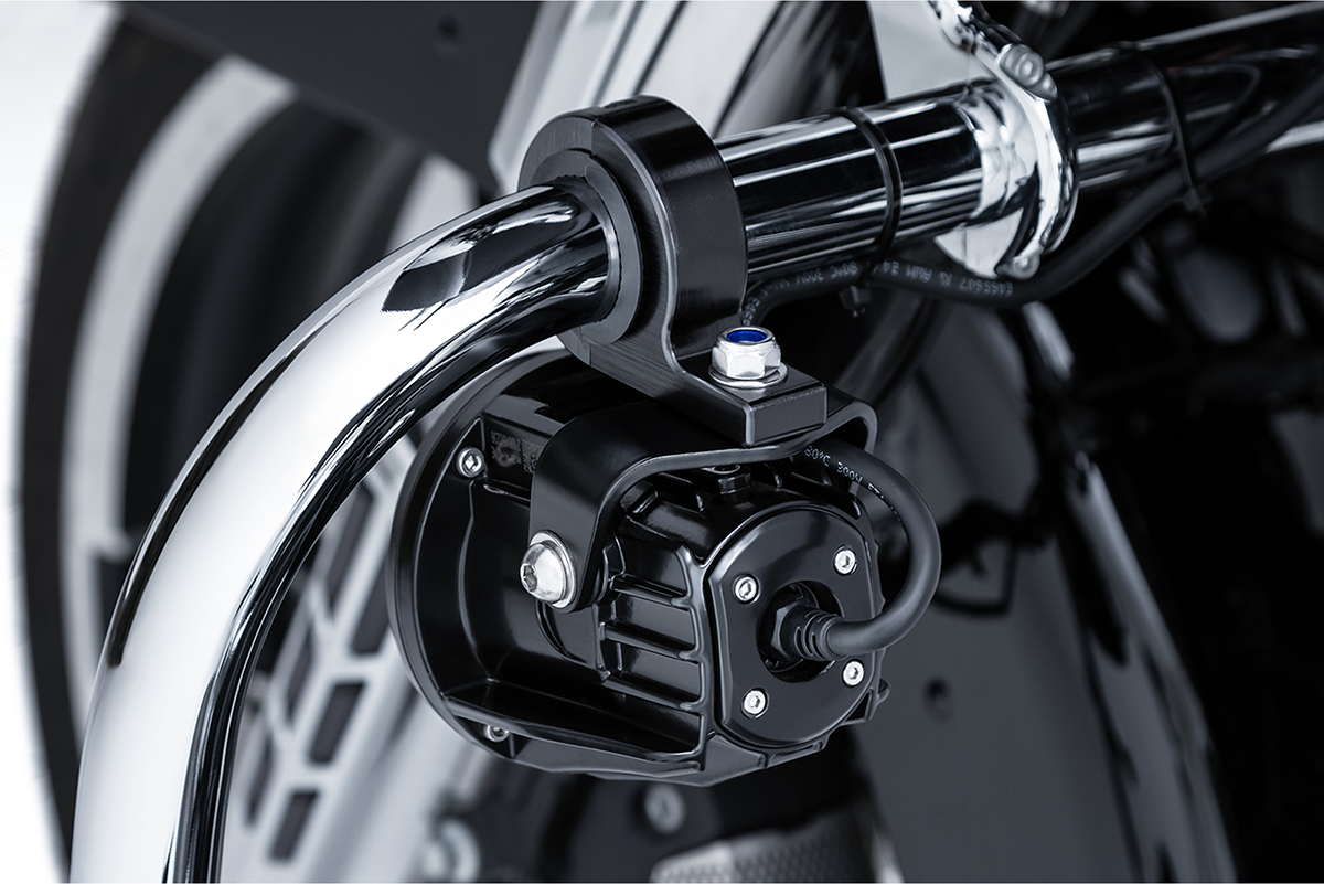 Ciro Spotlight w/ Engine Guard Mount - Black 45019 - Cycle City Outdoors