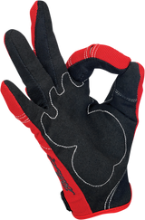 BILTWELL Moto Gloves - Red/White/Blue - Small 1501-1208-002