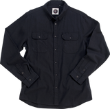 BILTWELL Blackout Lightweight Flannel - Black - Small 8145-068-002
