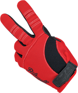 BILTWELL Moto Gloves - Red/White/Blue - XS 1501-1208-001
