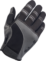 BILTWELL Moto Gloves - Gray/Black - Large 1501-1101-004