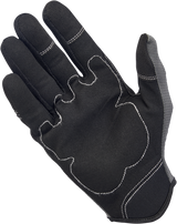 BILTWELL Moto Gloves - Gray/Black - Large 1501-1101-004