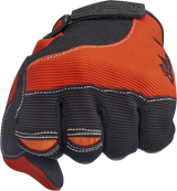 BILTWELL Moto Gloves - Orange/Black - Large 1501-0106-004