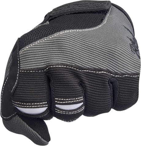 BILTWELL Moto Gloves - Gray/Black - Large 1501-1101-004