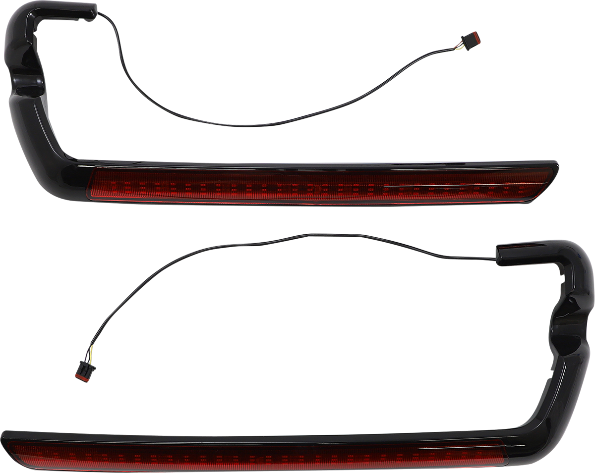 Custom Dynamics Marker Light - Saddlebag - Red - Black CD-SB-SIDE-RB - Cycle City Outdoors