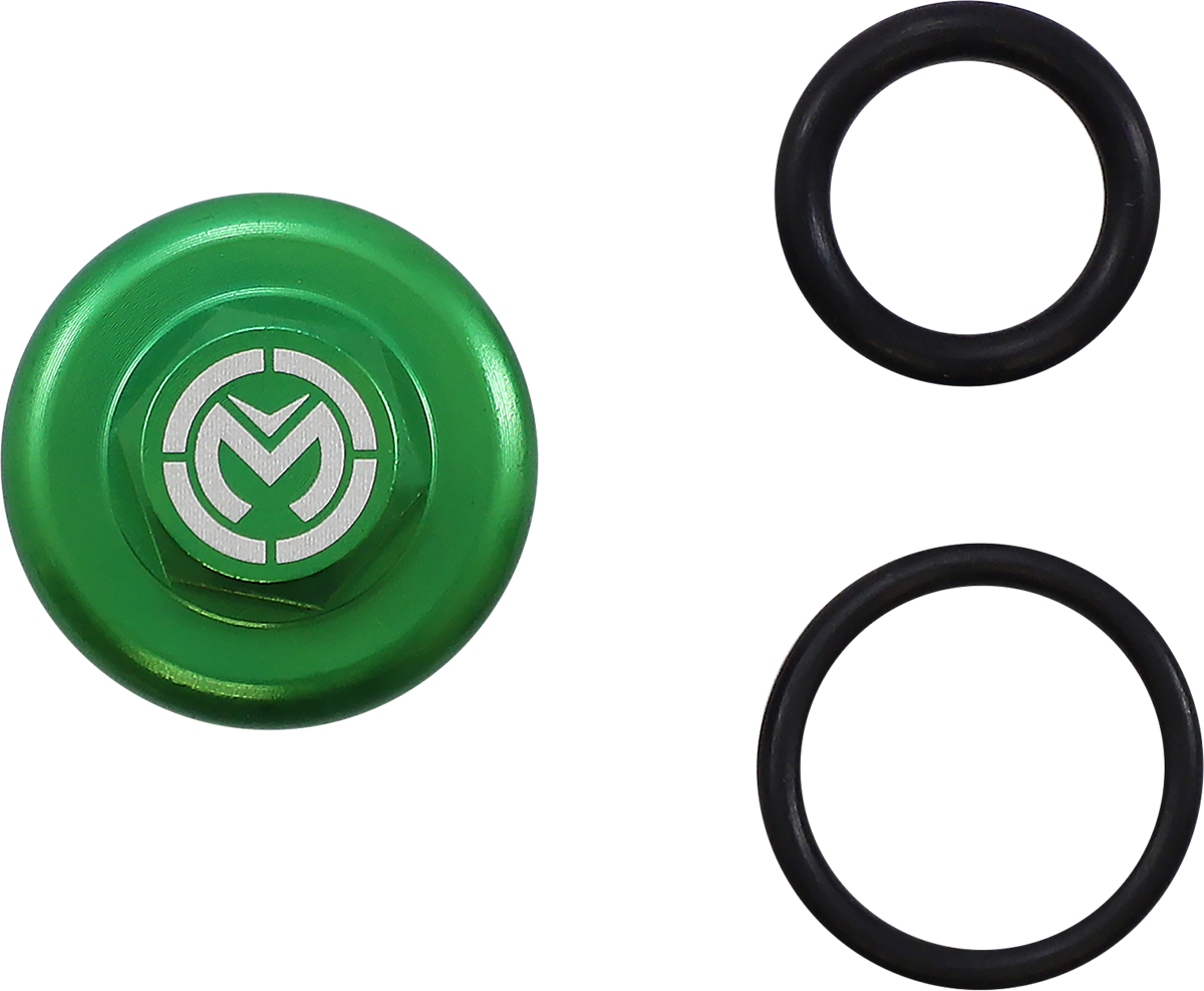 MOOSE RACING Oil Cap - Green - Kawasaki T14-6303GN - Cycle City Outdoors