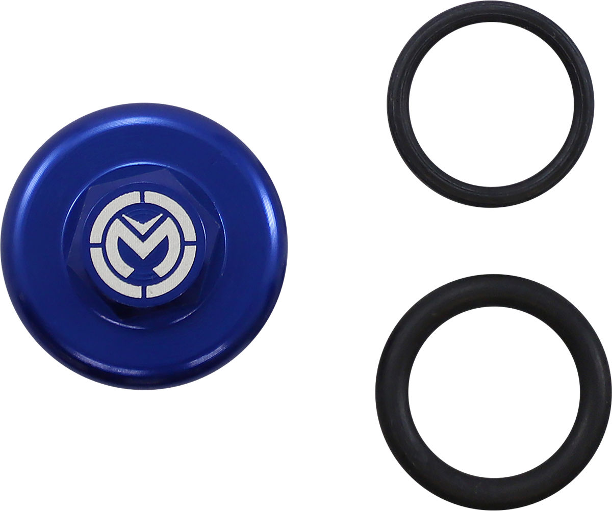 MOOSE RACING Oil Cap - Blue - Yamaha T14-6302L - Cycle City Outdoors