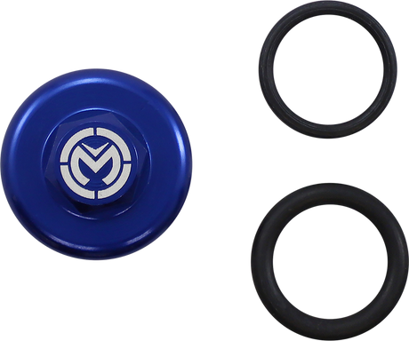 MOOSE RACING Oil Cap - Blue - Yamaha T14-6302L - Cycle City Outdoors