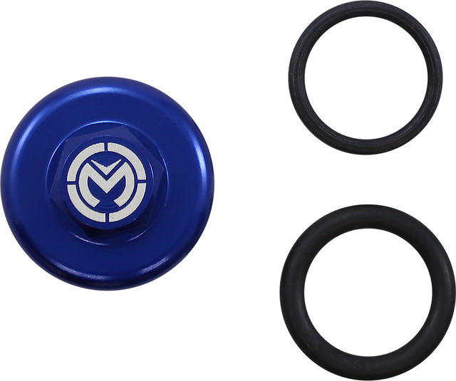 MOOSE RACING Oil Cap - Blue - Yamaha T14-6302L - Cycle City Outdoors