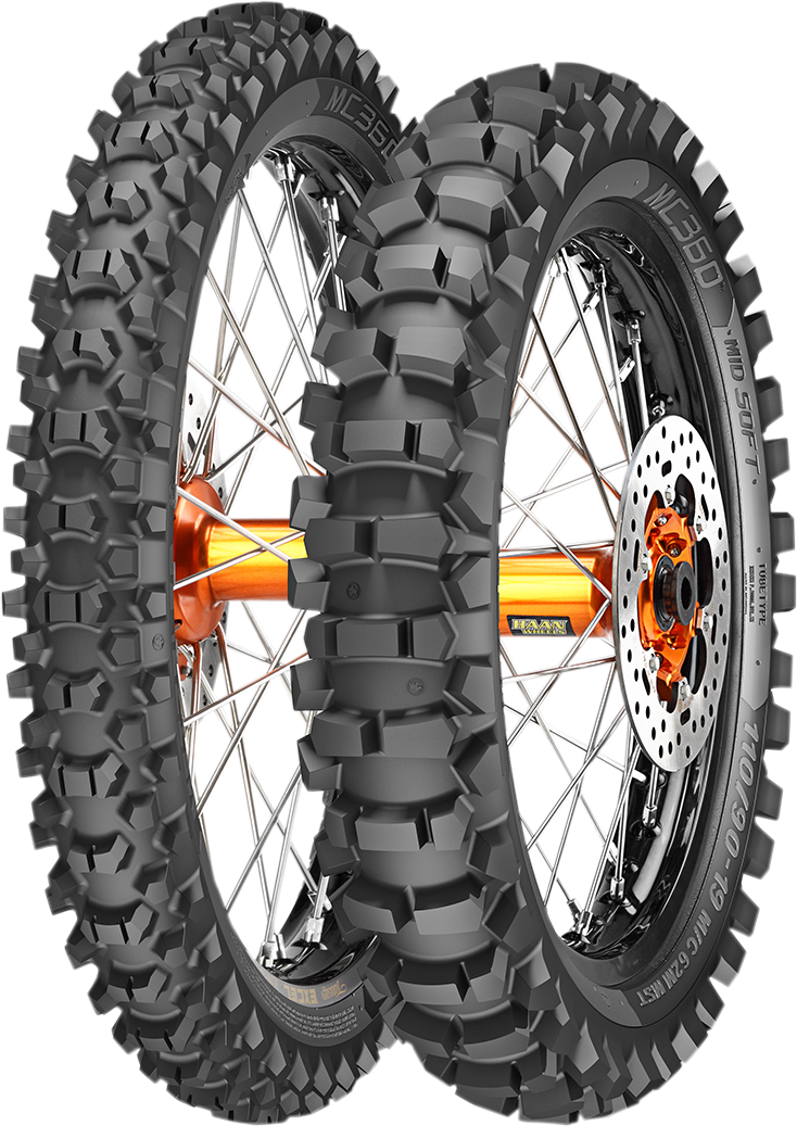 METZELER Tire - MC360™ Mid-Soft - R Spec - Rear - 120/80-19 - 63M 4023500