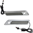 Custom Dynamics Latch Light - Saddlebag - Dual Color - Smoke - Chrome CD-SBL-DC4-SC - Cycle City Outdoors
