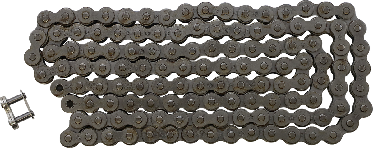 JT CHAINS JTC420HDR126SL 420 HDR - Heavy Duty Drive Chain - Steel - 126 Links | Adventure/Off-Road