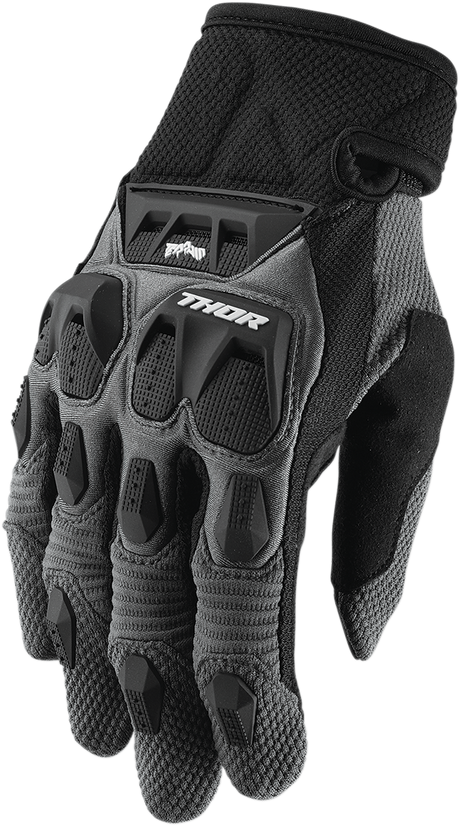 Thor Terrain Gloves - Charcoal - Large 3330-5157 - Cycle City Outdoors