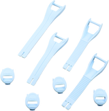 THOR Blitz XP MX Boot Straps - Women's - White - Size 5-8 3430-0874