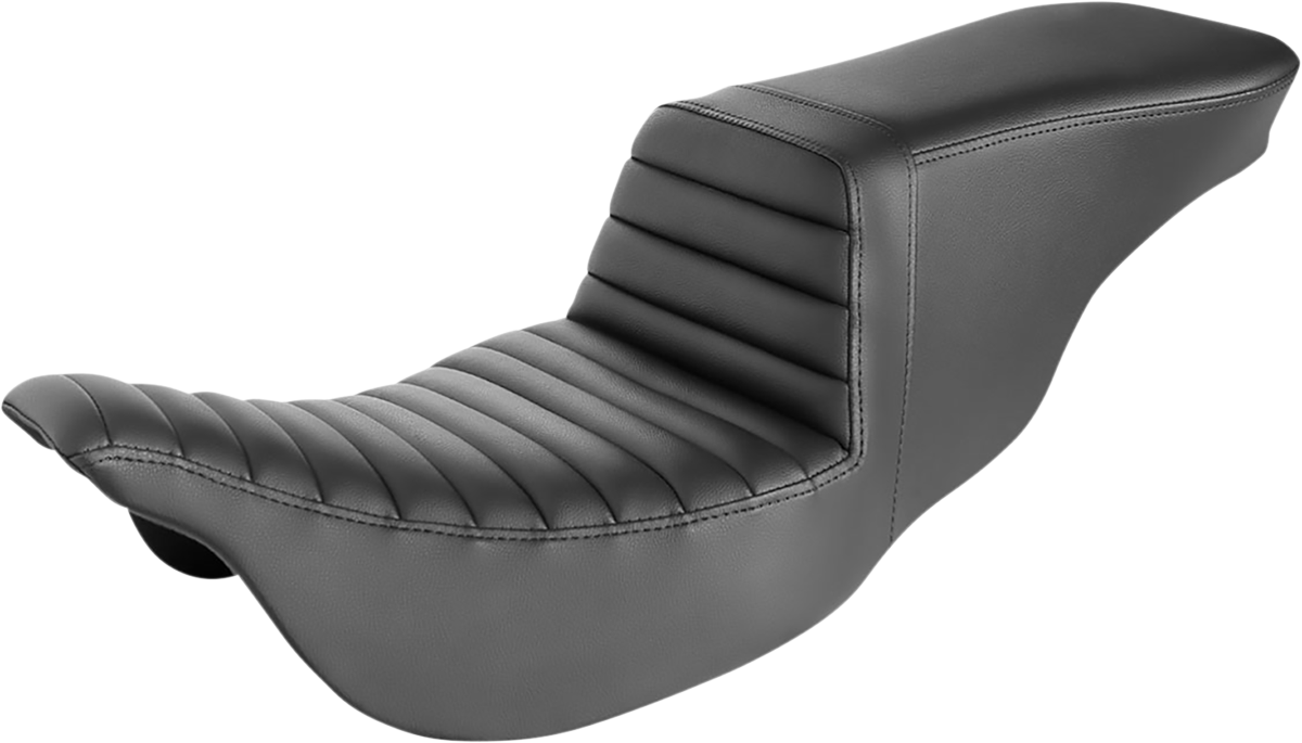SADDLEMEN Tour Step-Up Seat - Tuck-n-Roll - Black - FL '08-'22 808-07B-191