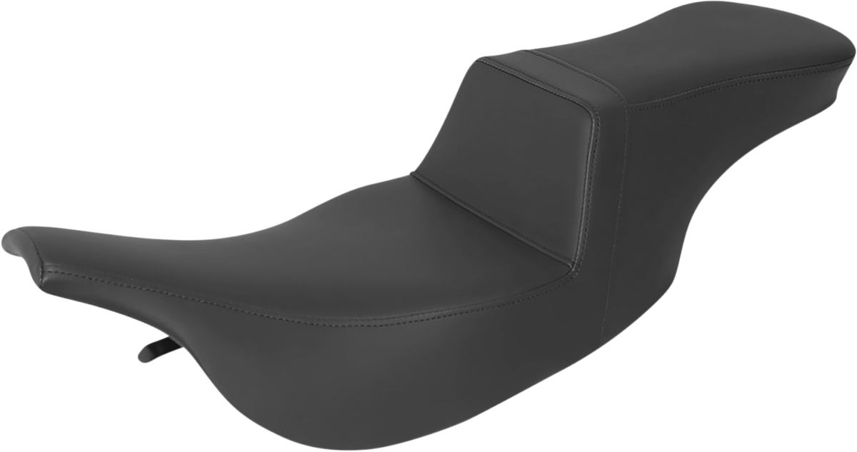 SADDLEMEN Tour Step-Up Seat - Smooth - Black - FL '97-'07 897-07-194