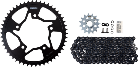 VORTEX CK6321 Chain and Sprocket Kit - HFRS - Black - Yamaha RZF-R6 | Street