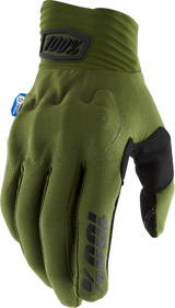 100% Cognito Smart Shock Gloves - Army Green/Black - Small 10014-00025