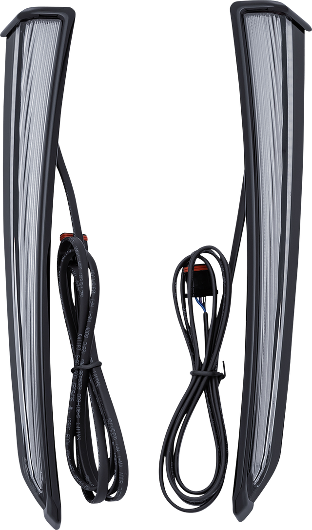 CIRO Lower Fairing Lights - Black 45801