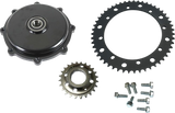 DRAG SPECIALTIES Conversion Sprocket Kit - Chrome - M8 Touring/Trike 201408