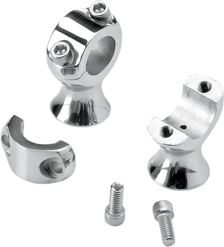 BILTWELL 1-3/4" Slimline Handlebar Risers - Polished 6401-302-175