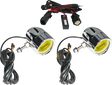 Custom Dynamics Fog Light - Chrome - Yellow Lens PB-FOG-BCM-YC - Cycle City Outdoors
