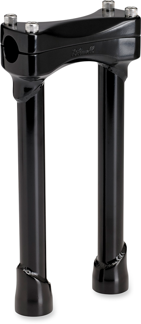 BILTWELL Murdock Handlebar Risers - 10" - Black 6403-201-10