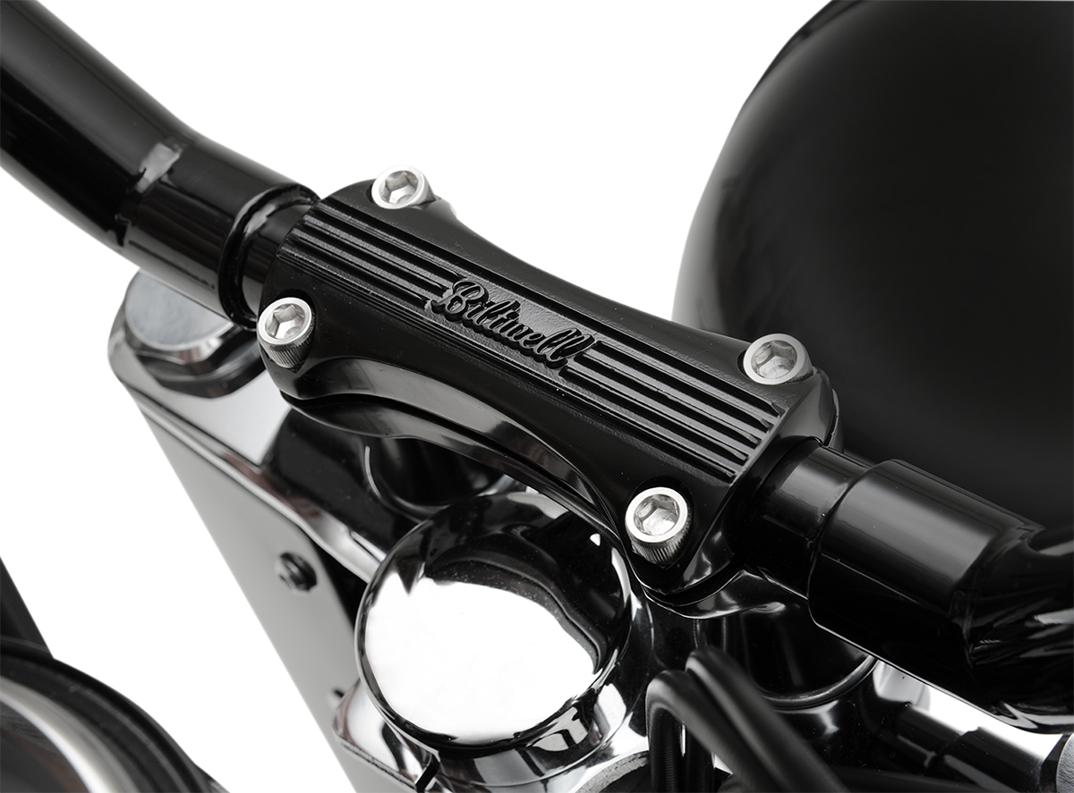 BILTWELL 2" Thunder Handlebar Risers - Black 6402-201-02