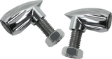 KODLIN USA 3-1 Bullet Rear Indicator Lights - Grooved - Chrome K68462