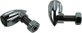 KODLIN USA 3-1 Bullet Rear Indicator Lights - Grooved - Chrome K68462