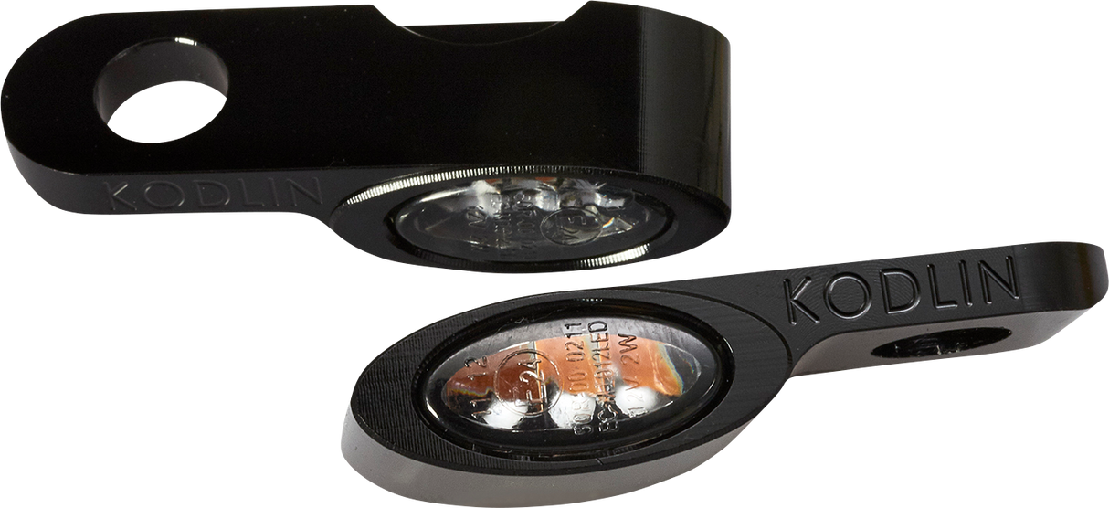 KODLIN USA Turn Signal w/ Running Light - Universal - Black K68510