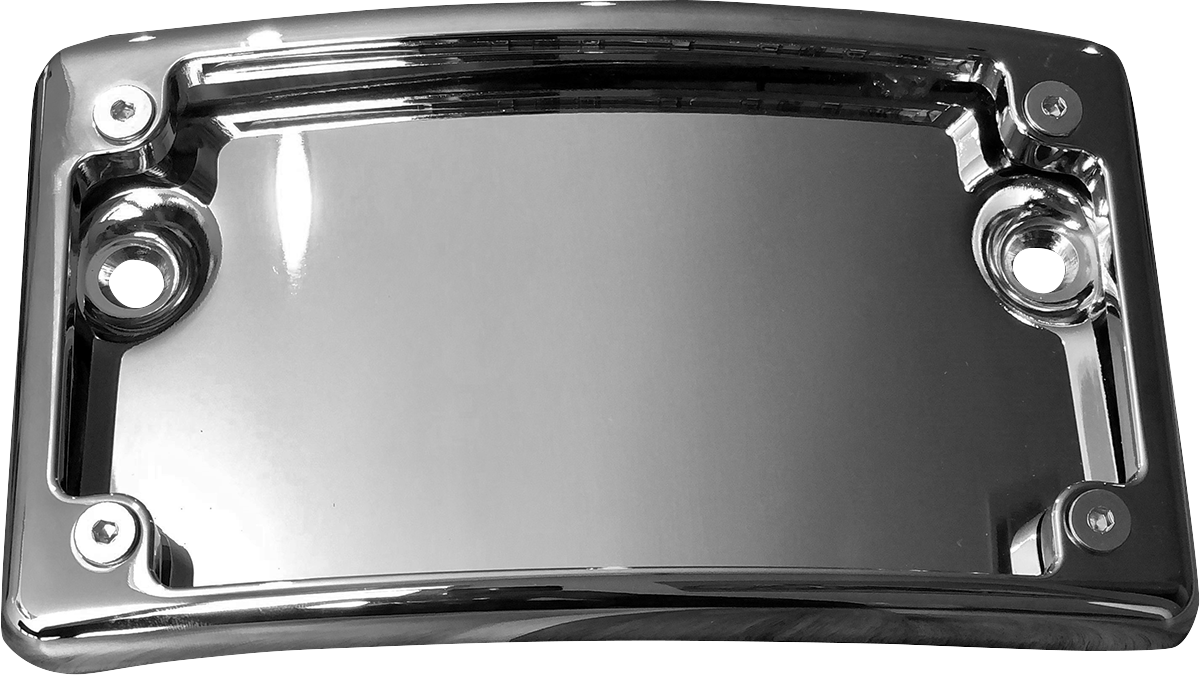KODLIN USA License Plate Kit - Curved - Chrome KUS20101