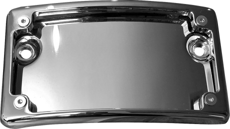 KODLIN USA License Plate Kit - Curved - Chrome KUS20101
