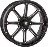 HIGH LIFTER Wheel - HL4 - Front/Rear - Gloss Black w/Machined - 20x6.5 - 4/156 - 4+2.5 (+10 mm) 20HL04-1156