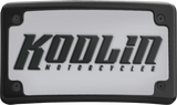 KODLIN USA License Plate Kit - Curved - Black KUS20100