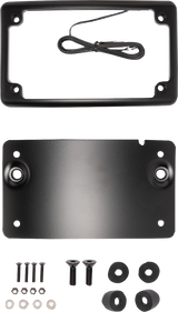 KODLIN USA License Plate Kit - Curved - Black KUS20100