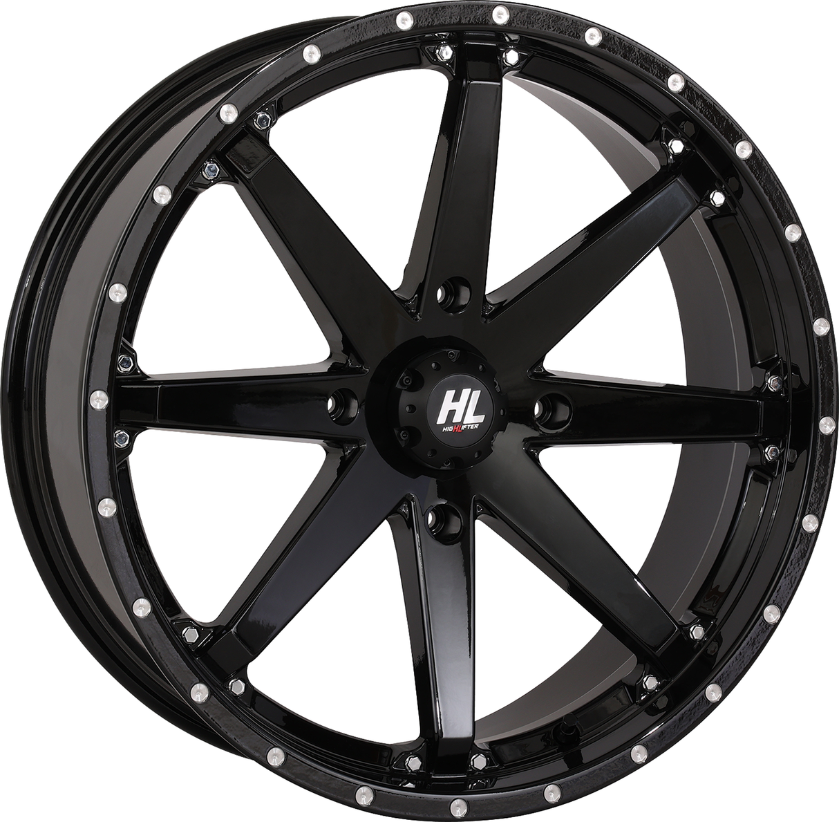 HIGH LIFTER Wheel - HL10 - Front/Rear - Gloss Black - 14x7 - 4/156 - 5+2 (+30 mm) 14HL10-1256