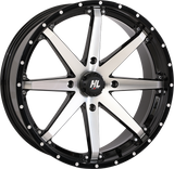 HIGH LIFTER Wheel - HL10 - Front/Rear - Gloss Black w/Machined - 20x7 - 4/156 - 4+3 (+10 mm) 20HL10-1156