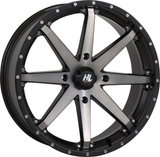 HIGH LIFTER Wheel - HL10 - Front/Rear - Matte Black/Smoke - 14x7 - 4/156 - 5+2 (+30 mm) 14HL10-1656
